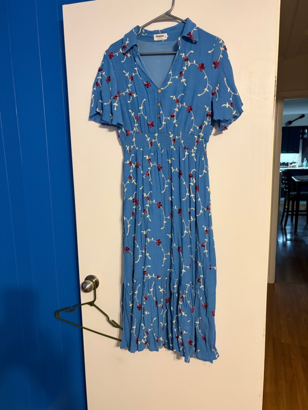 Kindred blue floral dress